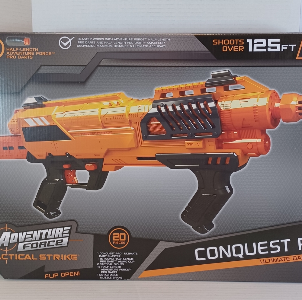 Adventure Force Tactical Strike 20 Pc. Conquest Pro Ultimate Dart Blaster, 6102